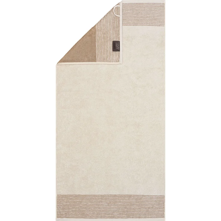 CAWÖ Handtuch Set, 10-tlg. - C Two-Tone, 2x Duschtuch, 4x Handtuch, 4x Gästetuch Natur Set – Bild 2