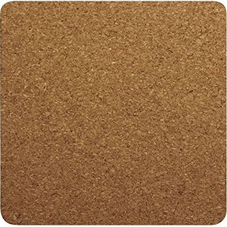 Kork-Untersetzer quadratisch, 10x10x0,3cm, SB-Btl 4Stück (0,70 € pro 1 Stück)