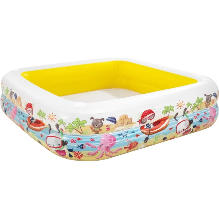 Intex Aufblasbares Planschbecken mit Sonnenschutz 157x157x122 cm 3202901 – Bild 2