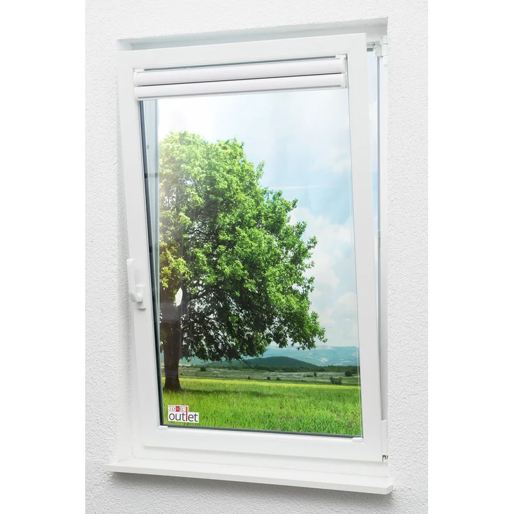 Lysel Outlet Glasleistenrollo verspannt abdunkelnd, (B x H) 65cm x 175cm in weiß/reinweiß – Bild 6