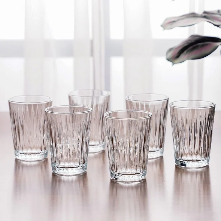 Hermia Concept 'PB-520262' Gläser-Set (3-teilig), Transparent, 5,8 x 5,8 x 10,4 cm, 250 ml – Bild 2