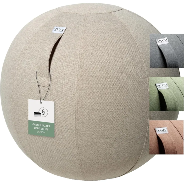 Vluv Sova Stoff-Sitzball Durchmesser 60-65 cm Toffee
