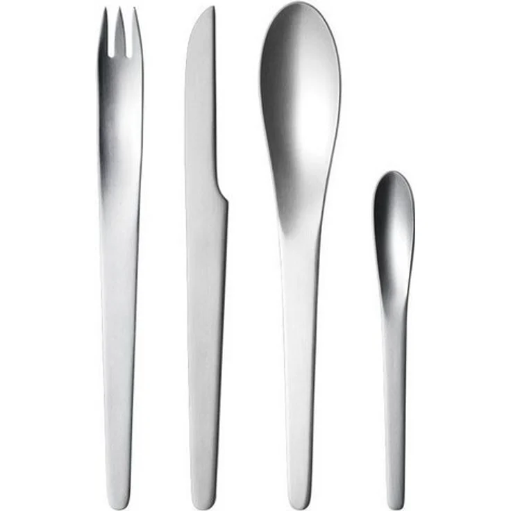 Besteck-Set Georg Jensen - Arne Jacobsen 4 tlg. Besteckset, 18/8 Edelstahl – Bild 4