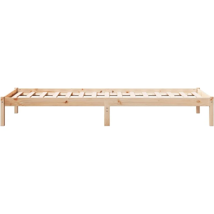 vidaXL Massivholzbett Extra Lang ohne Matratze 80x220 Kiefernholz 852414 – Bild 6