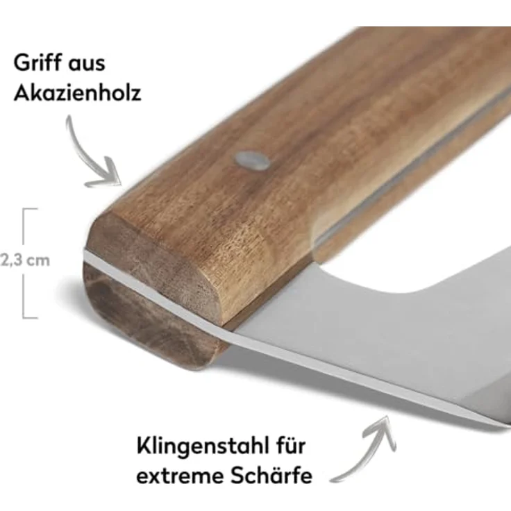 Burnhard Pizza Wiegemesser – Bild 5