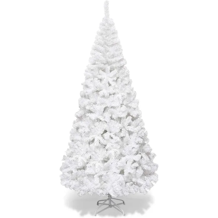 COSTWAY Künstlicher Weihnachtsbaum, 210cm, 950 PVC Nadeln, mit Metallständer