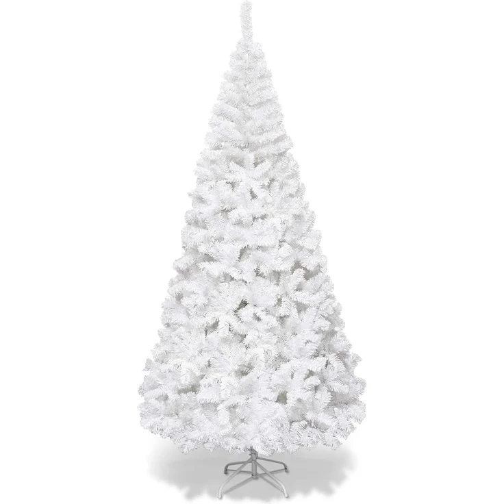 COSTWAY Künstlicher Weihnachtsbaum, 210cm, 950 PVC Nadeln, mit Metallständer