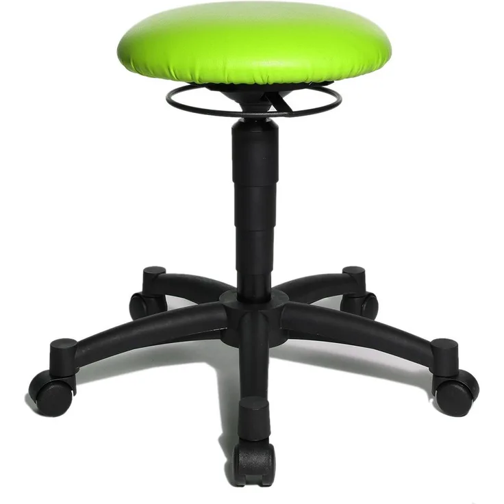 Topstar BAL10S05 Body Balance 10, Fitnesshocker, Rollhocker, höhenverstellbar, Bezugsstoff, Bezugsstoff, grün
