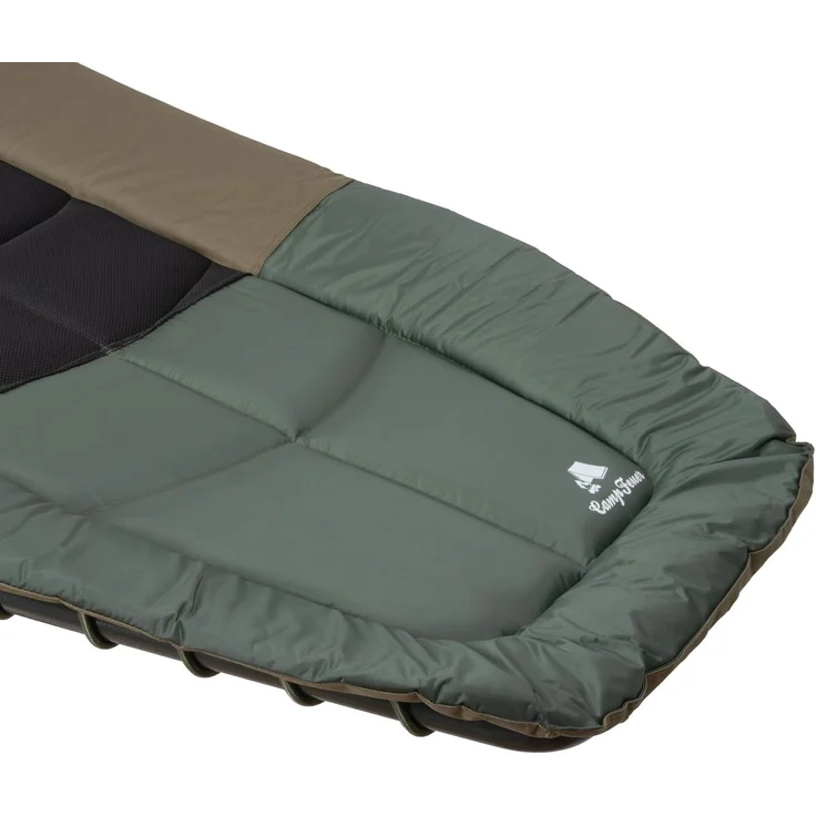 CampFeuer Angelliege Karpfenliege XXL, 200 x 81 x 41-98 cm, Campingliege, faltbar Einfach auf- und abzubauen – Bild 6