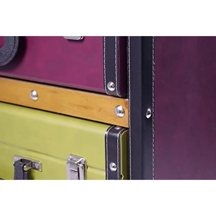 Kobolo Regal Kommode in Kofferoptik -Bunt- 5 Fächer – Bild 5