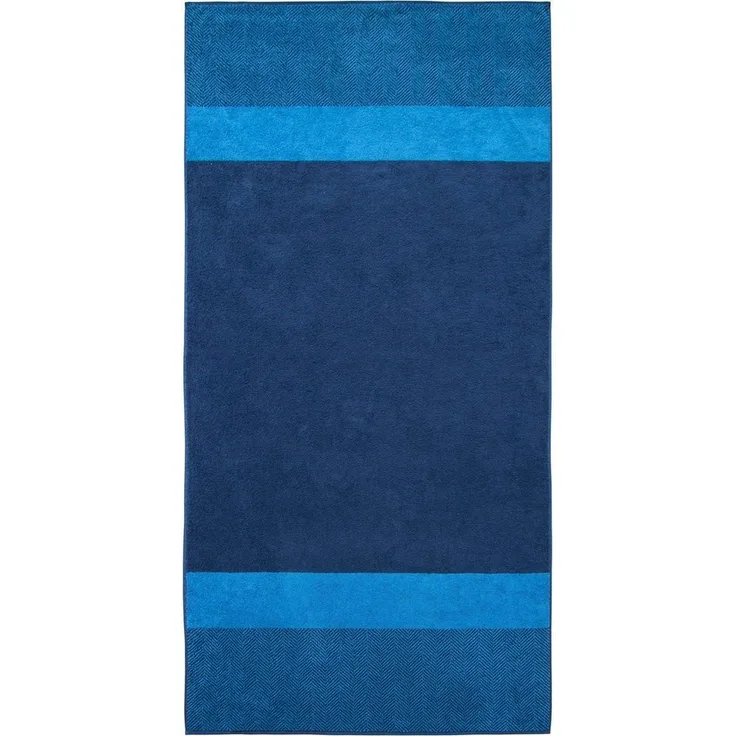 Dyckhoff Saunatuch Two-Tone Stripe, Walkfrottee (1-St), Made in Germany, aus 100% Baumwolle, trocknergeeignet