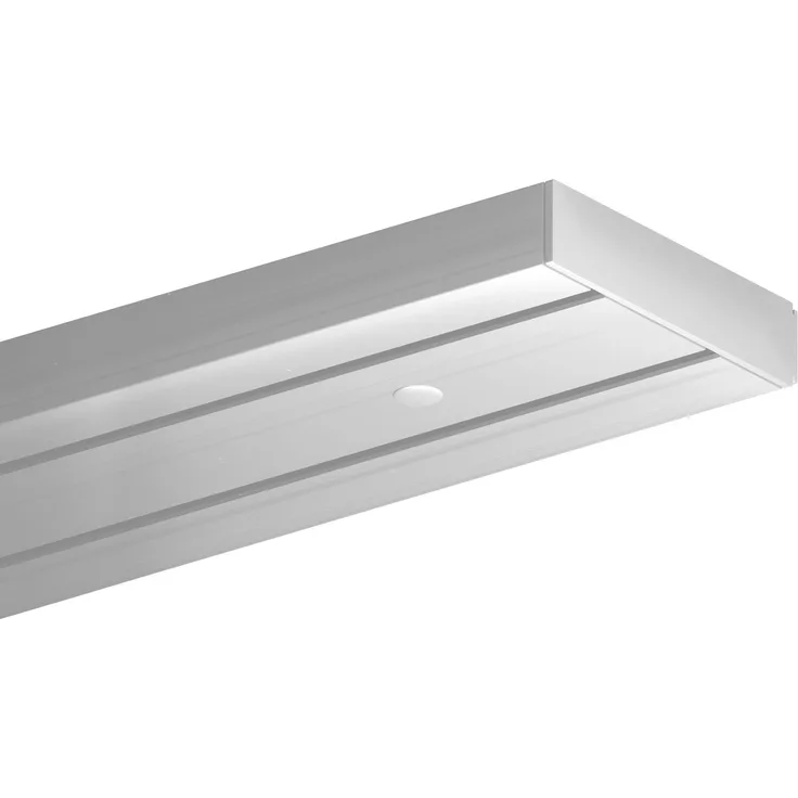 Bestlivings Gardinenschiene ( Weiß ) 90cm 2-läufig