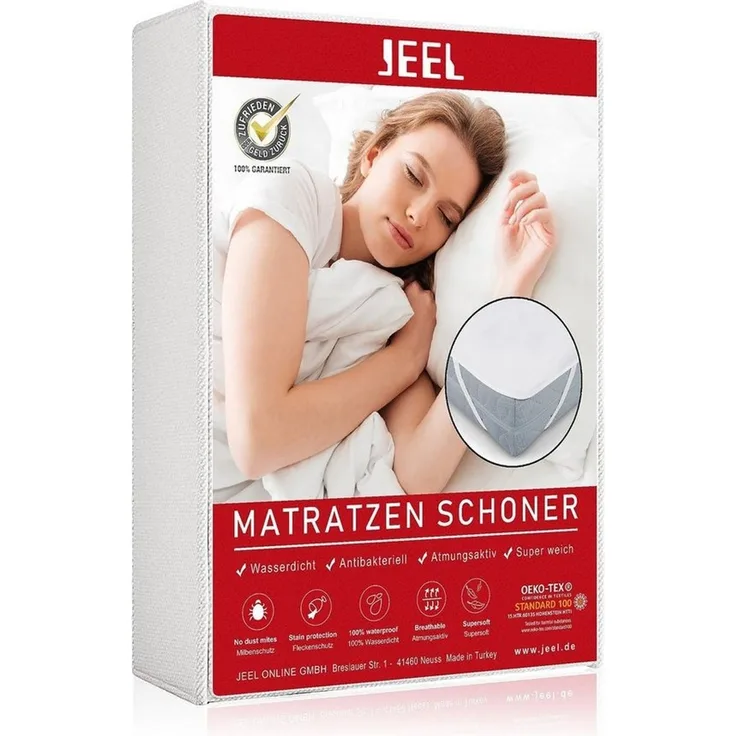 Matratzenschoner Pataya Premium Matratzenauflage Matratzenschutz Nässeschutz Pataya, wasserdicht, 70x140