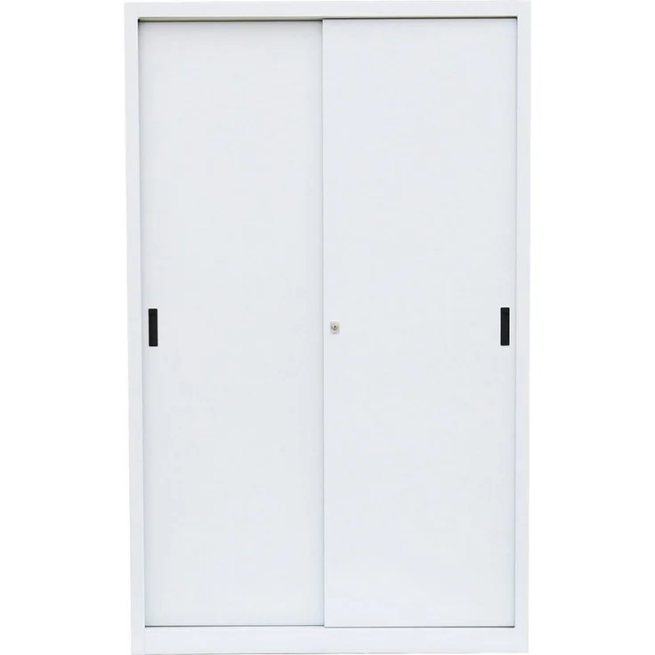 Steelboxx Schiebetürenschrank Lüllmann® Schiebetürenschrank, 5 OH, 1950 x 1200 x 450 mm (1-St) Komplett verschweißt und montiert - keine Montage erforderlich – Bild 3