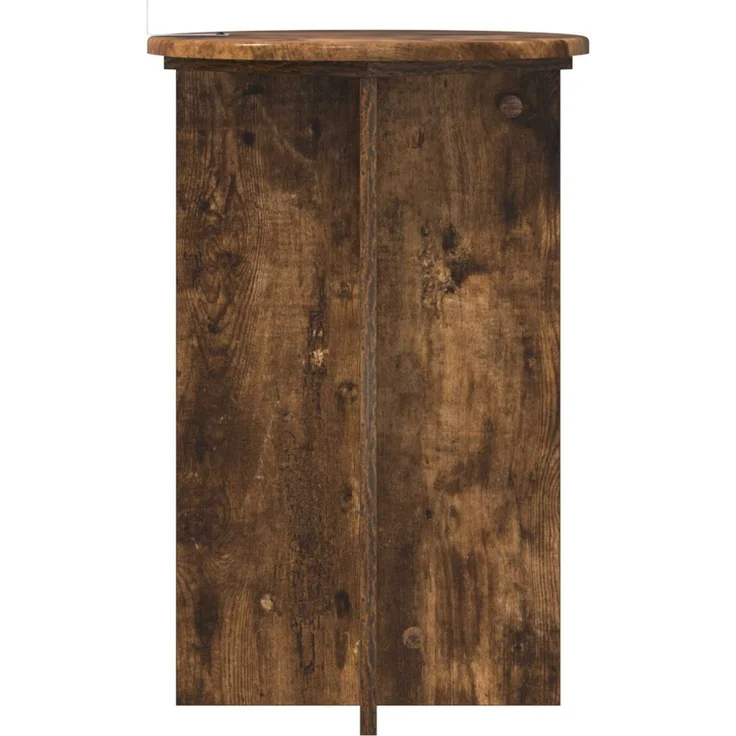 vidaXL Pflanzenständer 2 stk. Räuchereiche Ø40 x 60 cm Holzwerkstoff 899713 – Bild 7