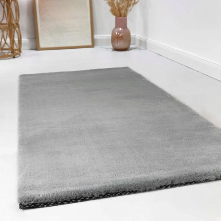 Esprit Hochflor-Teppich Alice Kunstfell, rechteckig, Höhe: 25 mm, Kaninchenfell-Haptik, besonders weich und dicht, für alle Räume – Bild 5