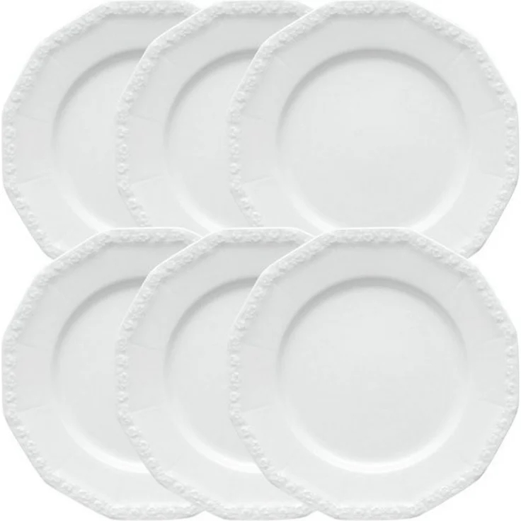 Rosenthal Teller-Set Maria Weiss Frühstücksteller 19 cm Set6, Porzellan – Bild 2