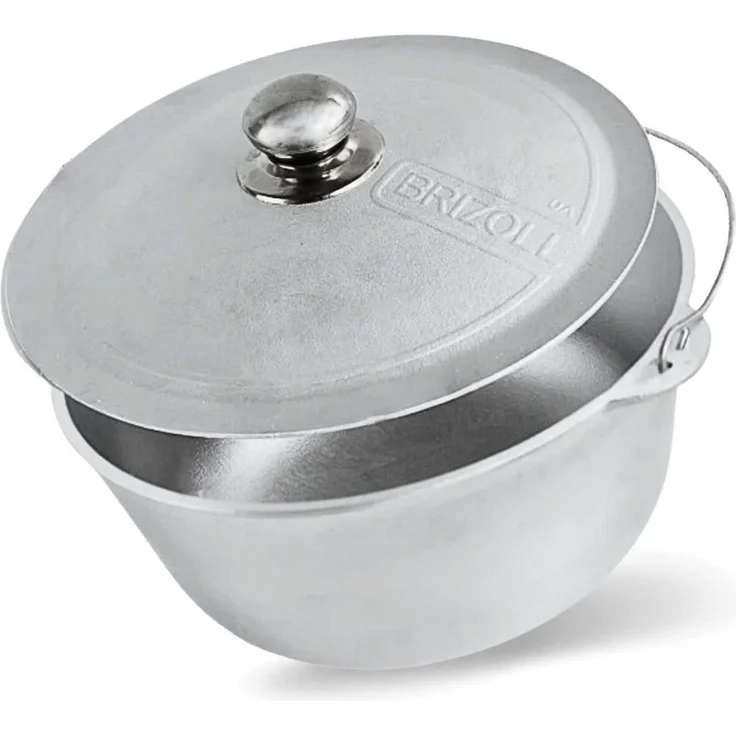 Aluminium Kasan 15 L Kazan aus Aluguss mit Bügel und Deckel Kessel Asien Topf Tatarskij Schmortopf – Bild 3