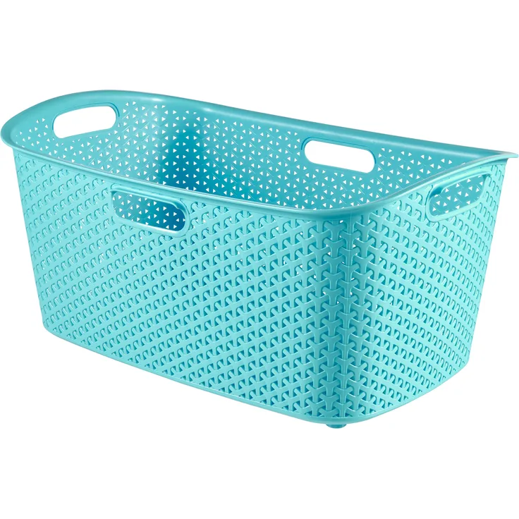 Curver MY STYLE Wäschekorb 47L, molokai blue Molokai blue