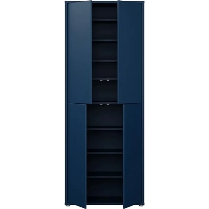 FORTE Schuhschrank Alice Springs, Schuhschrank, Höhe 191,9 cm, 4 Türen, viel Platz (B/H/T 74,5/191,9/34,9 cm) Stauraumschrank, Mehrzweckschrank, Breite 74,5 cm, mit 8 Böden – Bild 4