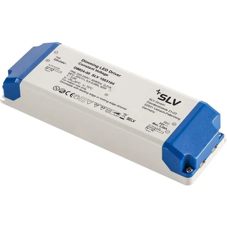 SLV Leuchte 1003104 LED Netzteil 50W 24V Triac dimmbar