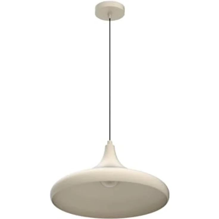 bamyum Hängelampe Champion, 2er Set Pendelleuchte Ø 35 cm, E27 Fassung, skandinavisches Design, weiß mit goldener Innenseite – Bild 4