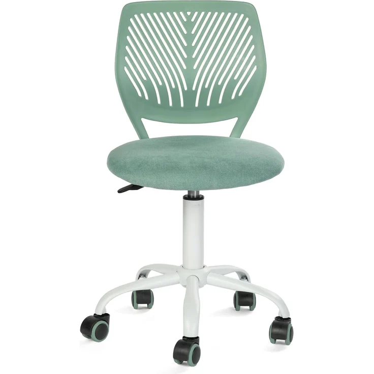 FurnitureR Bunte Schreibtischstuhl, Modernes verstellbares Design Computer Sitz, Swivel Armless Stuhl, Kinderzimmer, Home Office Task Chair – Bild 1