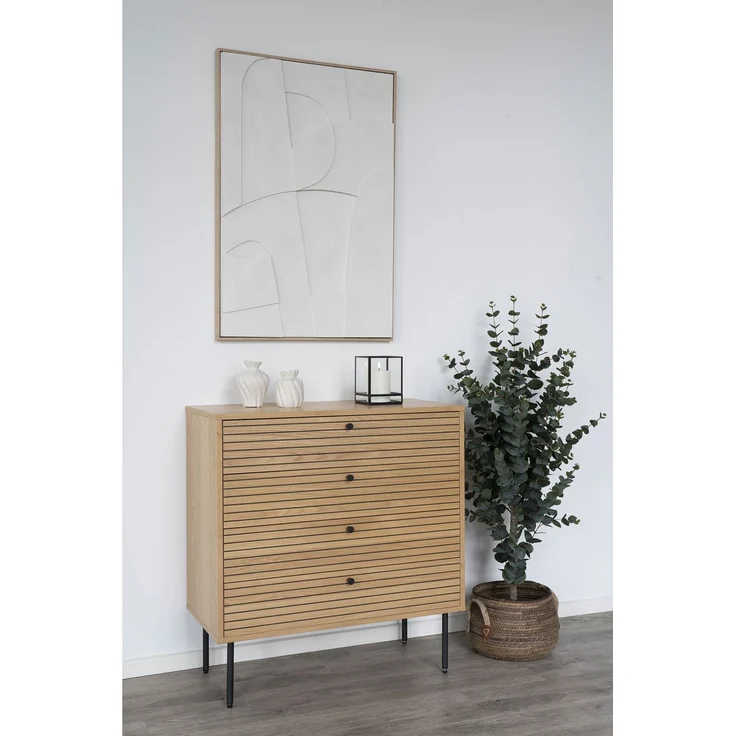 House Nordic Vase, Keramik, weiß, 2er-Set – Bild 7
