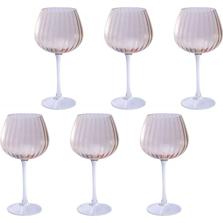Rose&Tulipani Rose&Tulipani Prismia 6er Set Gläser 460 ml U20177611N24Z