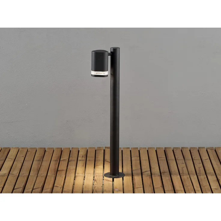 KONSTSMIDE No. 7517-750 Aussenstandleuchte Modena 1-flammig GU10 schwarz IP44 70 cm