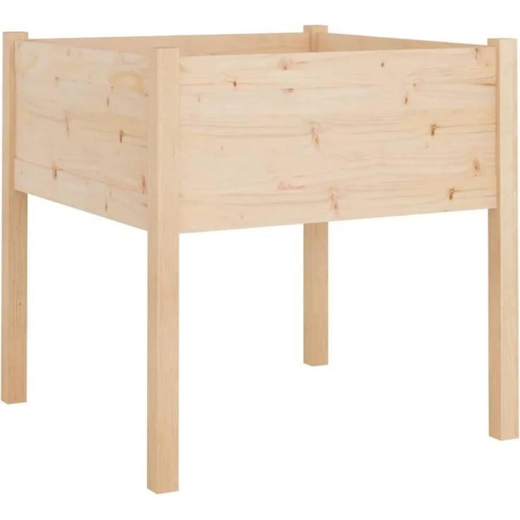 vidaXL Pflanzkübel 70x70x70 cm Massivholz Kiefer 810809 – Bild 1