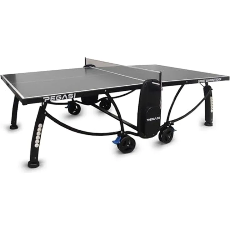 Tischtennisplatte Pegasi 1000 Outdoor Schwarz