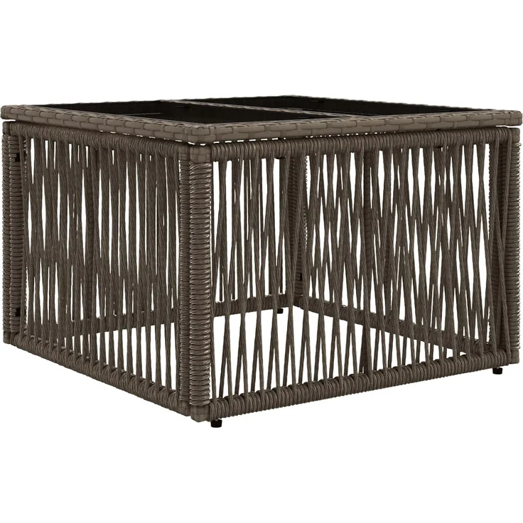 vidaXL Gartensofa-set 8 stk. Grau Poly-Rattan 3435359 – Bild 6