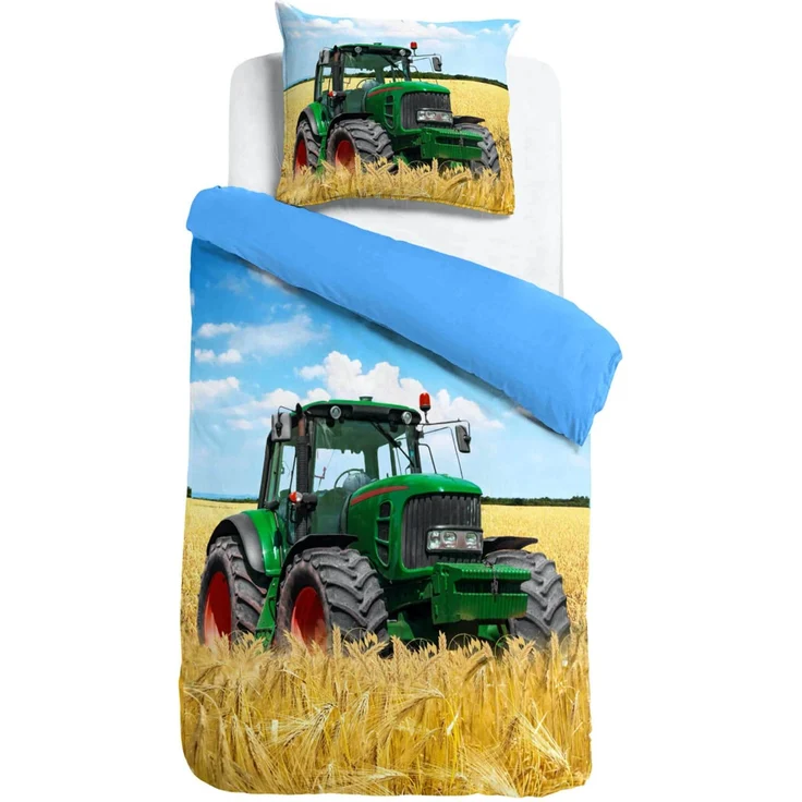 Traktor Bettwäsche Digitaldruck ESPiCO Sleep and Dream 135 x 200 + 80 x 80 cm – Bild 1