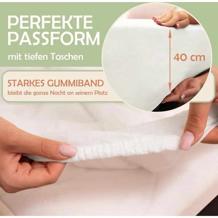 NatureMark Waschhandschuh Waschhandschuhe 500 gsm (10er-Set), 100% Baumwolle (10-St), Premium Frottier Waschhandschuhe, 15x21cm, Schoko braun – Bild 3