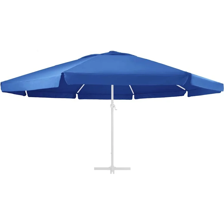 vidaXL Ersatzbezug für Sonnenschirm Azurblau 610 cm 312553 – Bild 3