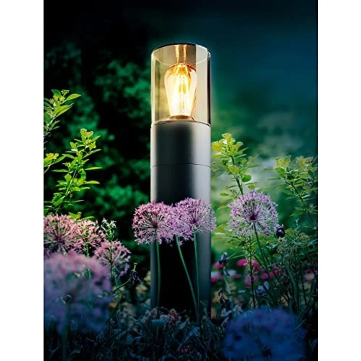Heitronic Nr. 500672-HE Standleuchte Outdoor Santorin anthrazit E27 IP68 90cm – Bild 2