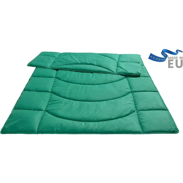 OTTO home Microfaserbettdecke Microlux, Bettdecke 135x200 cm und Übergrößen bis 240x220cm, Füllung: Feuchtigkeitsregulierende 3D Klimafaser (Polyester), Bezug: Microfaser-Feinbatist, fest versteppter Bezug - keine Bettwäsche nötig, Sommer, Winter