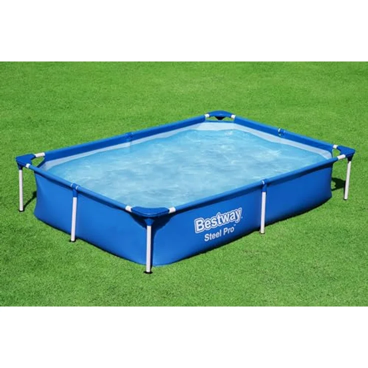 Bestway 1200 l Gerahmter Pool Stahlrahmen Blau 221x150 cm, 3 kg – Bild 7