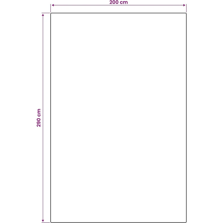 vidaXL Bereichsteppich Natürlich und Schwarz 200 x 290 cm PET 42043787 – Bild 6
