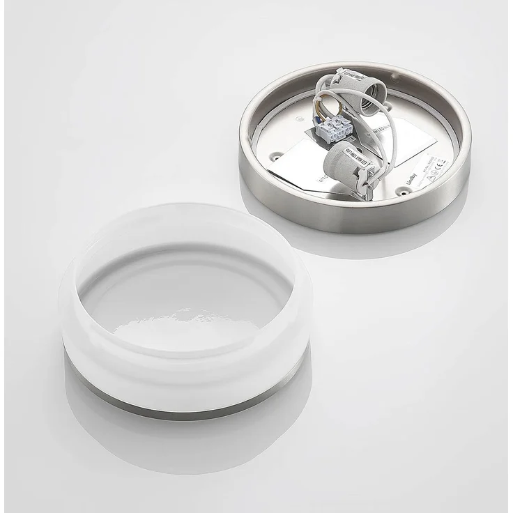 Lindby Deckenleuchten Flavi, Metall, Alu IP44, 2 x 15 W LED – Bild 9