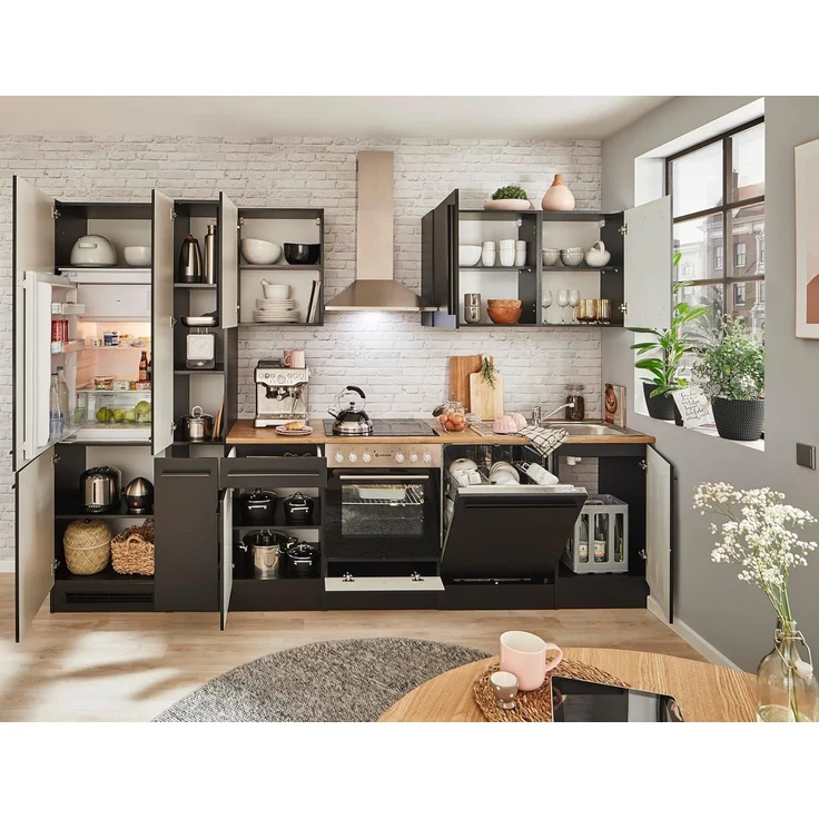BASIC by Balculina Küchenzeile Jazz, Breite 310 cm, wahlweise mit E-Geräten – Bild 4