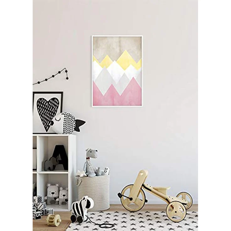 Komar Wandbild Sunrise Mountain Spring, Premium-Poster 30 x 40 cm, fotorealistische Druckqualität, seidenmatte Oberfläche, ohne Rahmen, MADE IN GERMANY – Bild 4