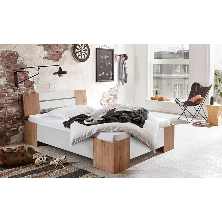moebel-dich-auf Futonbett LINZ (Bett 140x200, in verschiedenen Farben), Made in Germany, optional mit Rollrost – Bild 2