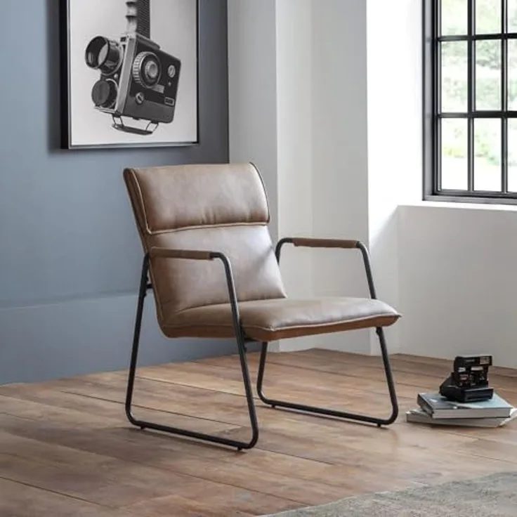 Julian Bowen Gramercy Stuhl, Braun/Schwarz