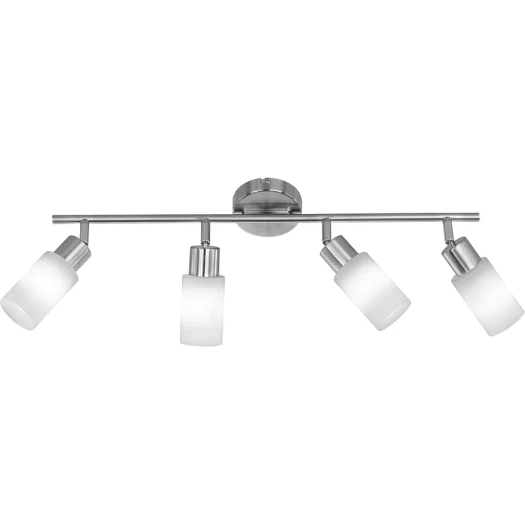 Hübscher 16 Watt LED Strahler in Nickel matt