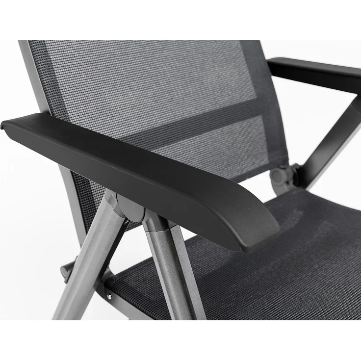 Kettler Basic+ Premium Klappsessel anthrazit / Lakritz – Bild 2