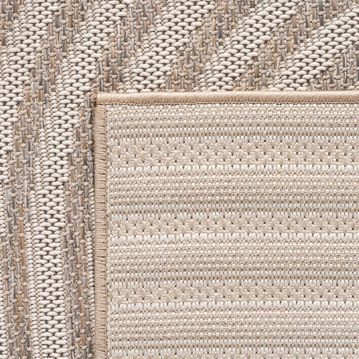 In- & Outdoor Teppich Desert 1301, rund - Ø 120 cm - Beige – Bild 3