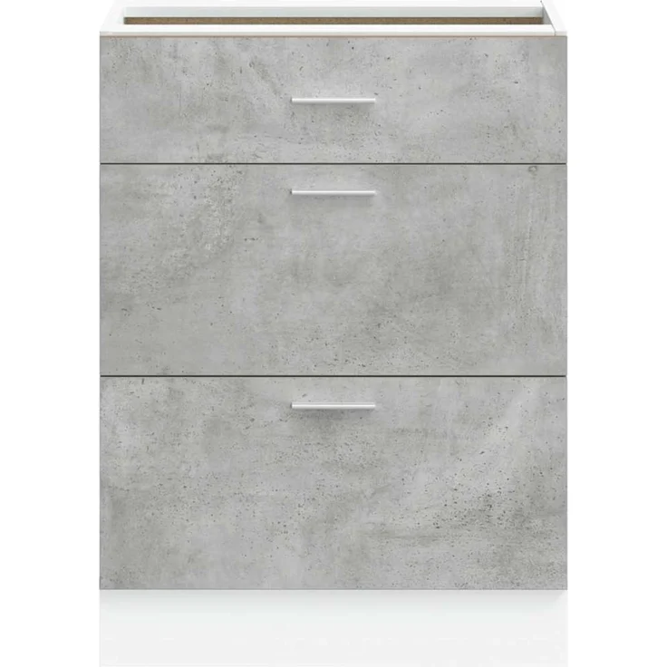vidaXL Küchenunterschrank Lyon Betongrau Holzwerkstoff 854253 – Bild 4