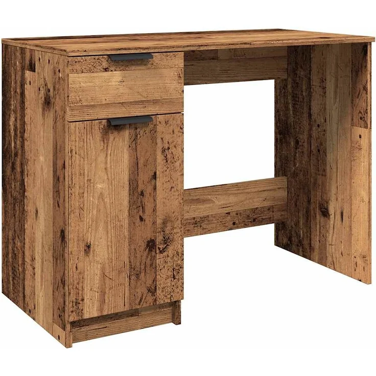 vidaXL Schreibtisch Altholz-Optik 100x50x75 cm Holzwerkstoff 856995 – Bild 1